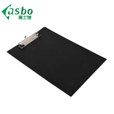 PVC Plastic A4 Clipboard Office Writing Pad and Opening File Folder
