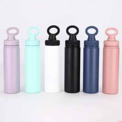 2025 New Stainless Steel Sports Water Bottle Designer Water Bottle Insulated Cup Wide Mouth Outdoor Sports Travel Hot