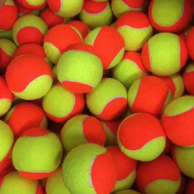 Children's Training Tennis Ball Soft Low-Pressure Decompression Orange Red Green Balls for Beginners with Custom Logo Engraving