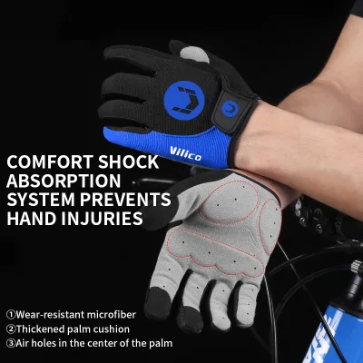 Touch Screen Driving Non-slip Cycling Gloves Shockproof Sponge Motorbike Sports Racing Gloves Mtb Mountain Bicycle Gloves