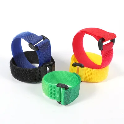 Eco-Friendly Pallet Strapping Belt Hook and Loop Strap Packing Strap With Plastic Buckle