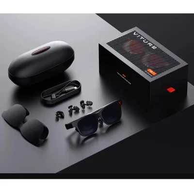 Viture Pro 2 XR/AR Smart Glasses 0-500 Degree Myopia Adjustment Eye-Soothing Micro-OLED Screen for Learning/Gaming/Watching