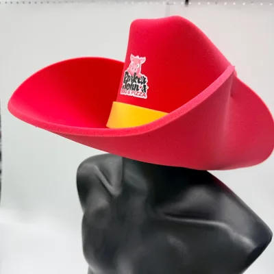Funny Oversized Foam Cowboy Hat 22" 50 Gallon Cowgirl Hat for Concert Event Decoration Factory OEM Custom Low MOQ