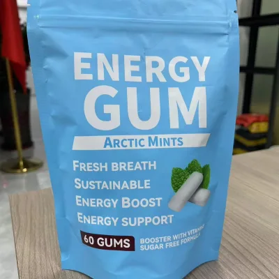 Buy Bulk High Quality Energy Gum with Caffeine Supplement Promote Energy Function Help Curbs Cravings Chewing Gum
