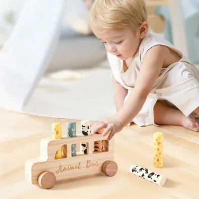 Handmade Wooden Toy Car for Kids Eco-Friendly safe Wooden Car