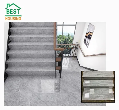 1200x470MM Customer Size Porcelain Tile Stair Nosing Grey Stairs Tile