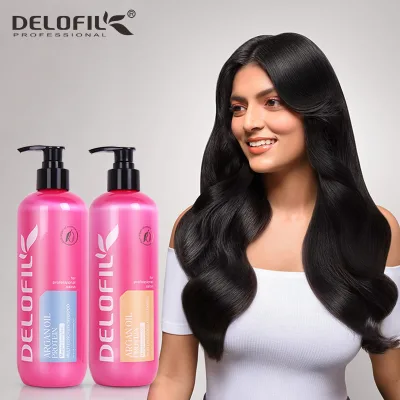 Argan Oil Protein Sulfate Free Anti-Dandruff Refreshing Shampoo Conditioner Set Oil-Control Nourishing Moisturizing Smoothing