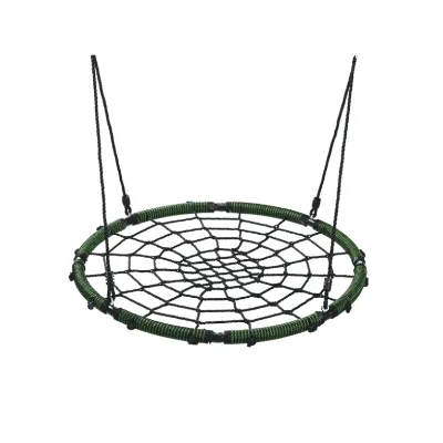 Zoshine 40-Inch Nest Swing Innovative Design Steel Metal Garden Swing with Hanging Straps Kids Playhouse School Sports Equipment