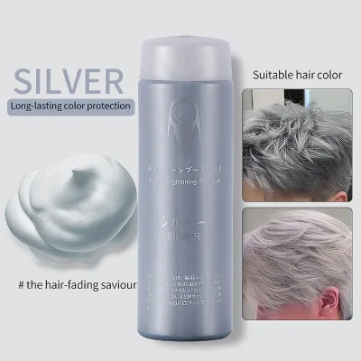Q8 Color Brightening Shampoo for Silver & Gray Hair - Eliminates Brassy & Yellow Tones, Semi-Permanent Pigment Shampoo for Salon