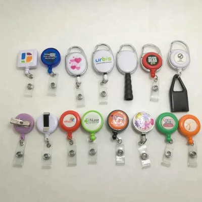 3.2cm Pull Reel Key Retractor with Your Own Design