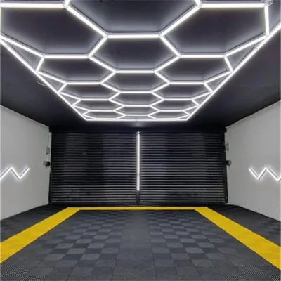 White Color Led Garage Lights Hexagonal Led Lighting for Detailing Light LED Working Lamp