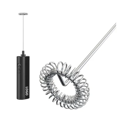 Wholesale Mini Milk Frother Electric Hand Operated Powerful Milk Frother for Promotion