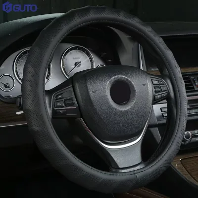 Fashionable Sports Design Wavy Steering Wheel Cover Breathable Protective Cover