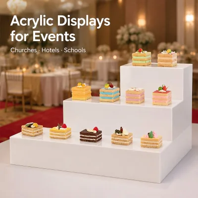 Modern Personalized Acrylic Award Display Stand with Custom Color and Easy Assembly for School Events and Ceremonies