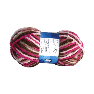 100% Acrylic Fancy Dyed Wave Yarn for Hand Knitting High Tenacity & Anti-Pilling TT Yarn Product