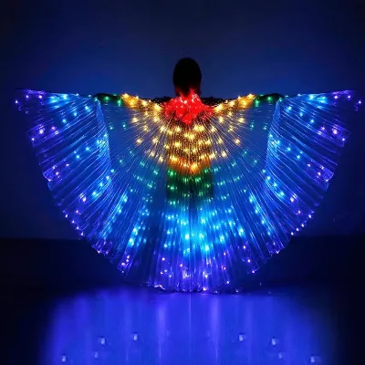 LED Butterfly Dance Wings Party Supplies Graduation Valentine's Day Battery Operated Flashing Lights