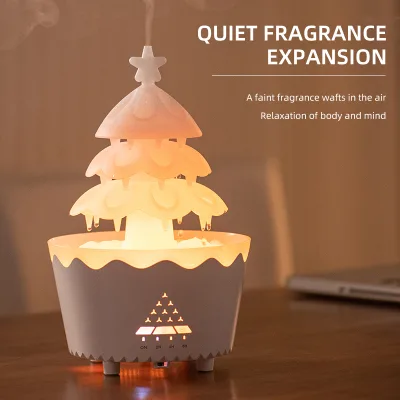 Christmas Tree Gifts Aromatherapy Oil Aroma Mini Essential Oil Diffuser for Home Room Office