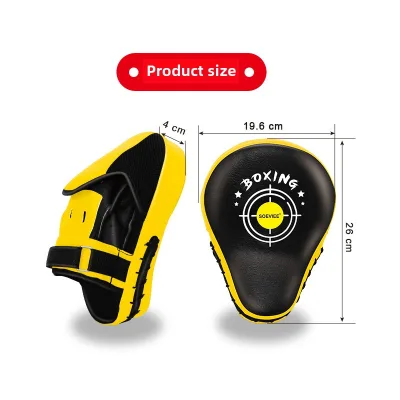 Children and Adults PU Leather Boxe Cushion Target Handpads for MMA Training & Protective Boxing Pad