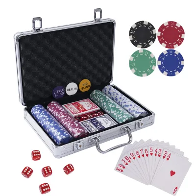 Custom Logo 200 Pcs Poker Chips case Suitcase