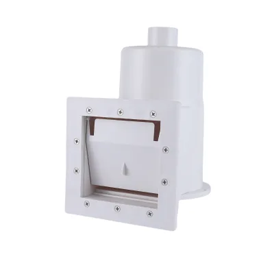 Swimming Pool Skimmer Fish Pond Surface Suction Cleaning Foam Remover Return Water Outlet with Filter Basket