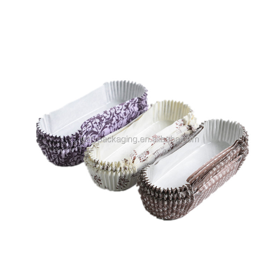 Greaseproof Custom Oval PET Paper Cake Cup for Party
