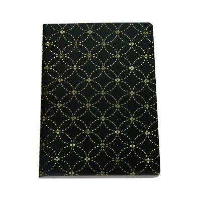 Fancy Diary Journal Black White Composition Wire Binding Notebook