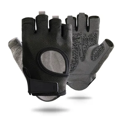 Cycling Half Finger Weight Lifting Gloves Training Gloves Workout Sports Gym Gloves Men