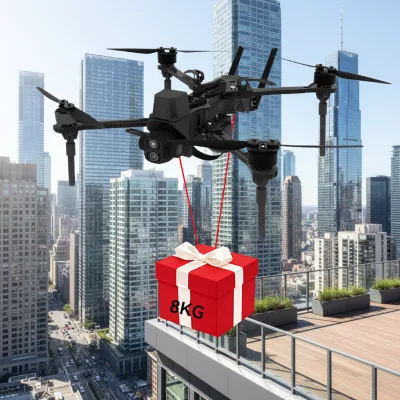 Z15D Professional 15Iinch 8kg MAX 50mins 15km 2K Flight App Remote Control Drones Three Axis Gimbal Camera Thermal Imaging Mount