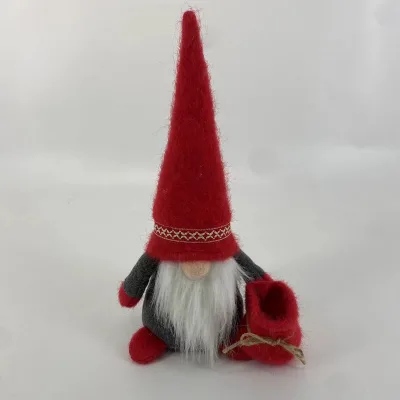 Christmas Gnome Plush Gnomes Gonk Christmas Santa Small Dwarf + Cloth Bag