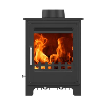 Wood Burning Steel Stove Modern Design Wood Stove Indoor Heating Room Fireplace Cooking Plate Topside Stove Top