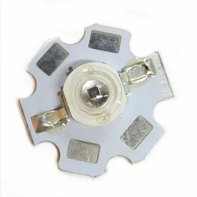 3W High Power Red Infrared LED 705nm 700nm 850nm 940nm 1040nm with 140 Viewing Angle and 50000 Hours Lifespan PCB Board