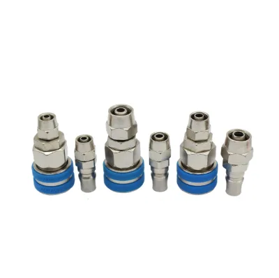 Air Compressor air Pipe Joint Quick Connector C-type Self-locking Single Hand Joint 8/10/12 air Pipe Quick Plug