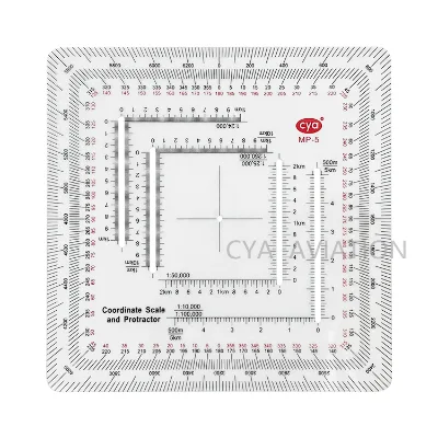 Map Reading square Protractor Coordinate Scale and Protractor Wholesale Map Tools