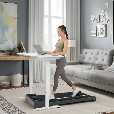 Hot Selling Slimline Desk Walking Pad High Quality Electric Walking Machine Office Home Use Silent Operation LED Screen Running