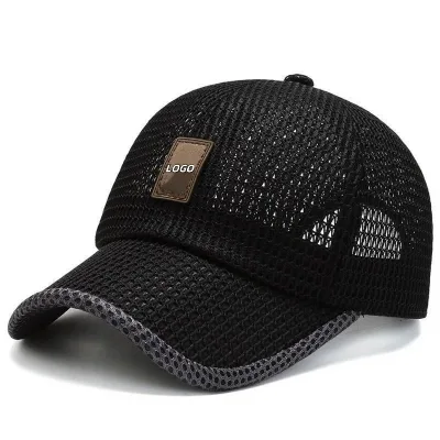 Customized Leisure Sports Breathable Net Outdoor Baseball Cap Fashionable for Summer Beach Cycling Casual Outings