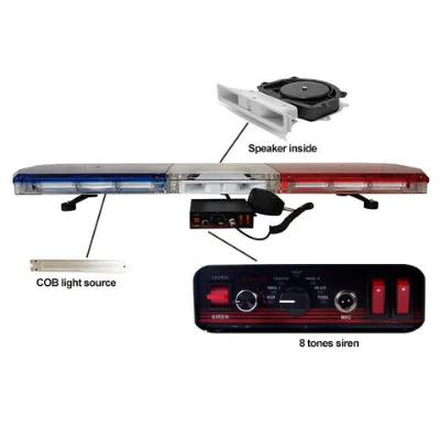 High power Durable COB LED Warning Light Bar for Ambulances