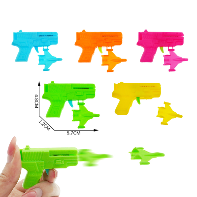 Plastic Shooting Toy Gun for Children Unisex Classic Flying Toys With Launcher Gun
