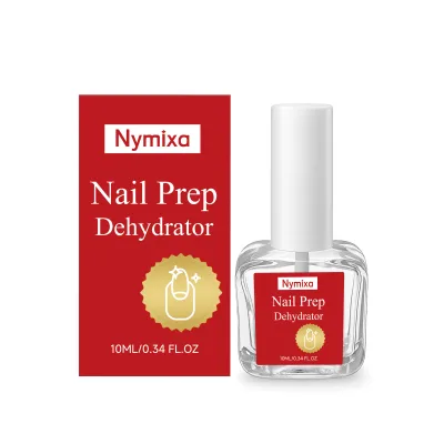 Nymixa Nail Prep Dehydrator-PET Material for Nail Art Smooths Surface Prevents Bubbles & Streaks Curing Assurance Removes Excess