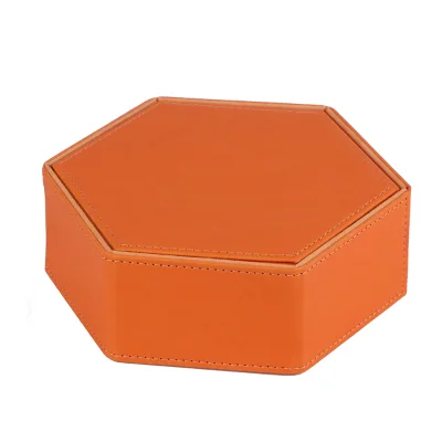 High Quality PU Metal Dice Storage Organizer Premium Portable Fashionable Divided Dice Box