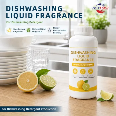 NEXTDIGI High Concentrated Dishwashing Liquid Fragrance Oil Lemon Perfume for Dishwashing Detergent 2 Years Shelf Life