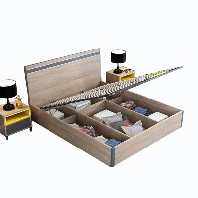 Modern Luxury Modern Luxury El Bedroom Furniture Modern Wooden Double Bed for El Apartment Bedroom Project Furniture for Afri