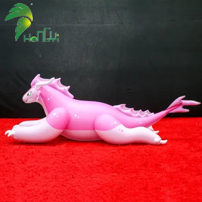 Pink Inflatable Lying Dragon, Dragon Inflation Animation Custom Inflatable Dragon Toy, Hot Sale pink Dragon Toy
