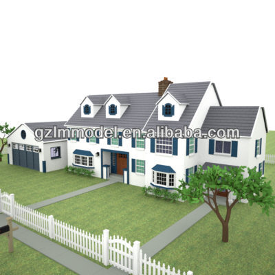 Mini Scale Model Villa House Applied to Architecture Scale Model Making