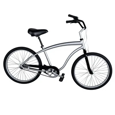 26" Aluminum Beach Cruiser Bicycle US Popular Retro Comfort City Bike Rust-proof Lightweight Alloy Frame Leisure Bike for Men