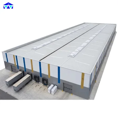 Pre-engineered Steel Frame Structure Industrial Warehouse Factory Plant with Wind Resistance Design