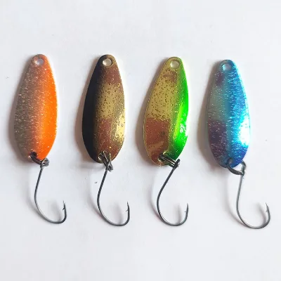 Alpha Wholesale High Quality Casting Mini Fishing Spinner Lure Spoon Lure Blank Bass Fishing Bait Metal Spoon