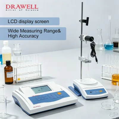 Low-priced Drawell Ti-20 0~±1400 mV 0-14.00 pH LCD Potential Titrator Lab Titrimetric Analysis Device