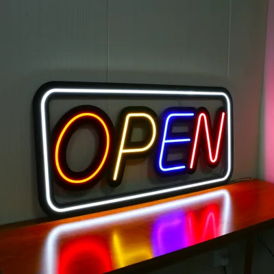 Customizable Giant Open LED Sign for Outdoor Advertising Low Cost Billboard with Letter Lighting Effect