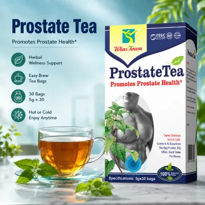 Mens Prostate Tea Herbal Wellness Tea Bag Ginseng Tea Male Vitality Herbal Tea Custom Formula OEM ODM Bulk Supply Factory