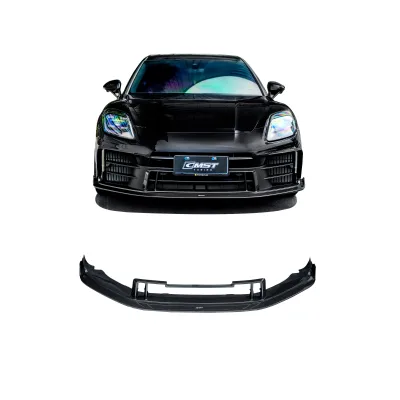 CMST Dry Carbon Fiber Car Accessories for porsche Pananmera 976 2024+ with Front Lip Side Skirts Rear Diffuser Spoiler